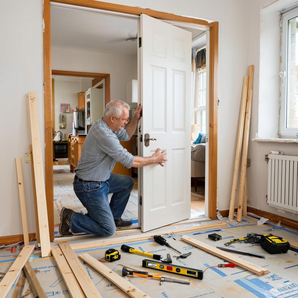 Ремонт дверной коробки своими руками